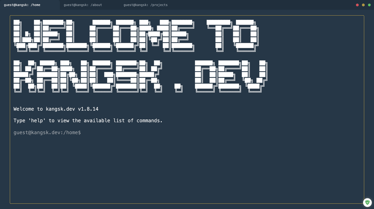 Terminal-Themed Portfolio